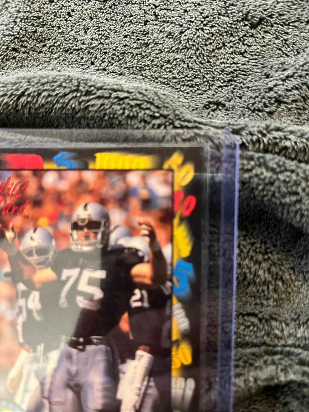 1991 Wild Card Howie Long NFL Trading Card #107